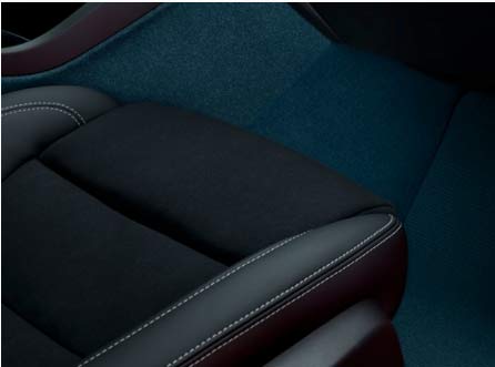  picture of a non-leather seat from the new C40 Recharge